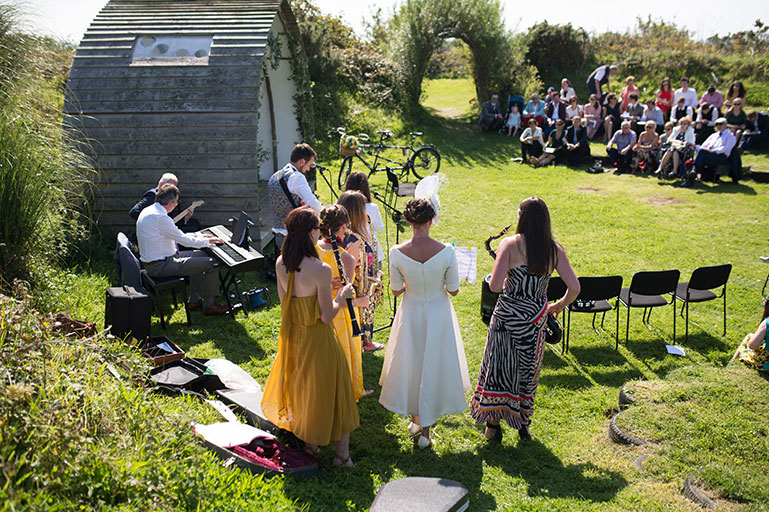 Eco Park wedding in Cornwall